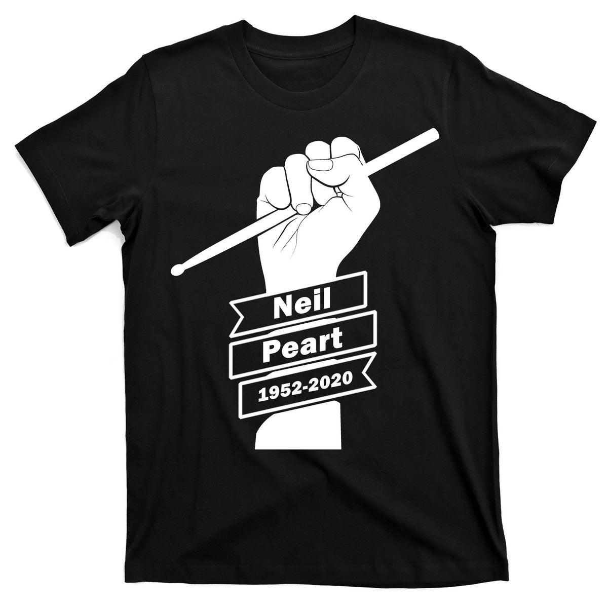 Neil Peart In Loving Memory Greatest Drummer T-Shirt product image 1