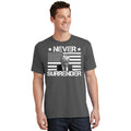 Never Surrender Trump American Flag T-Shirt product image 1