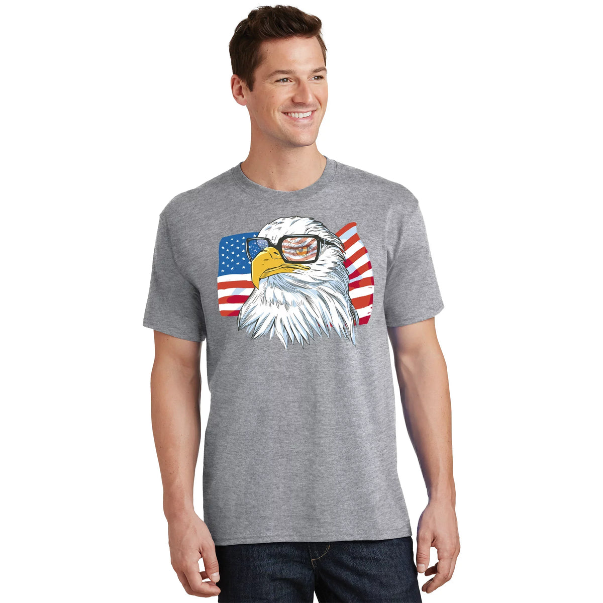 Patriot Cool Eagle USA Flag T-Shirt product image 1