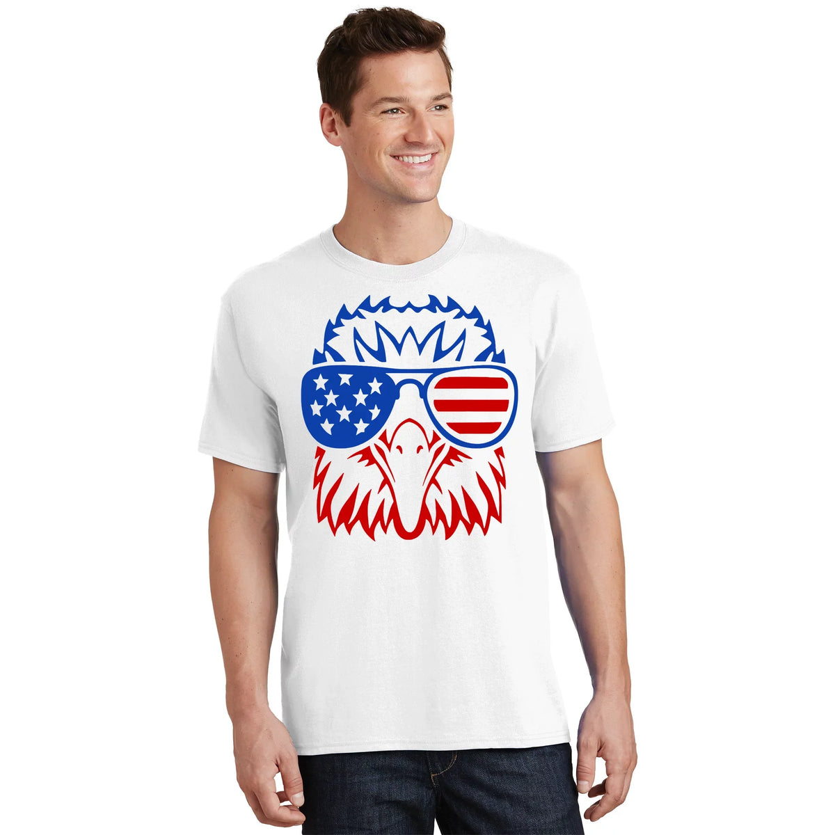 Patriotic Eagle USA American Flag T-Shirt product image 1