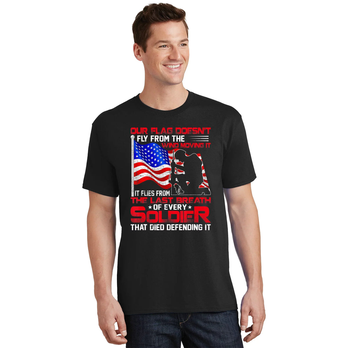 Patriotic Military Veteran T-Shirt product image 1