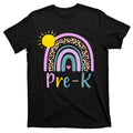 Pre-K Rainbow Teacher Student Back To School T-Shirt product image 1