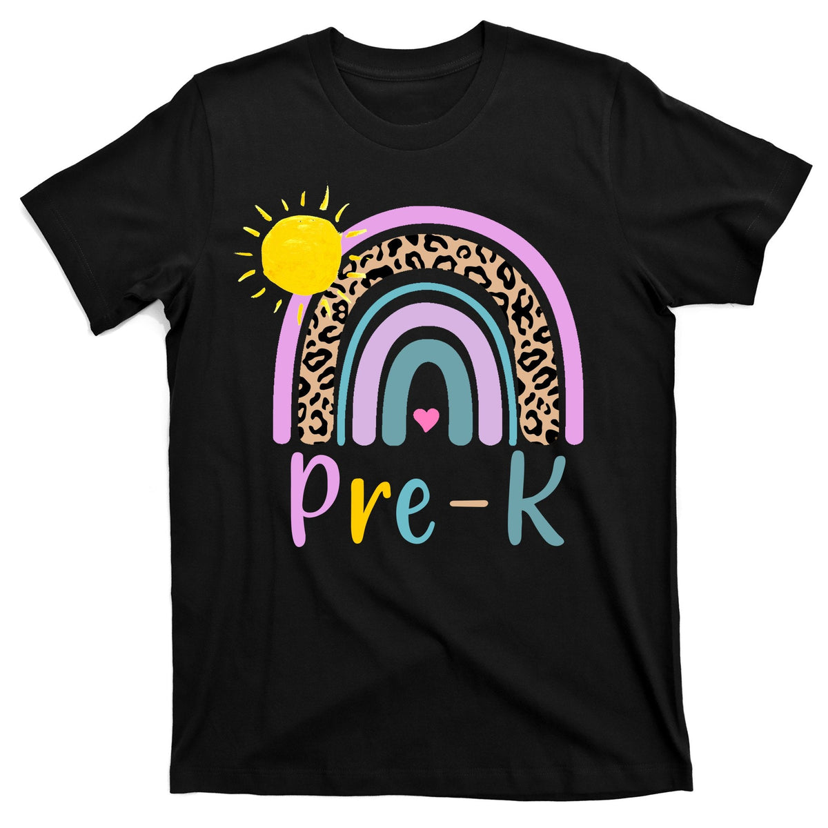 Pre-K Rainbow Teacher Student Back To School T-Shirt product image 1