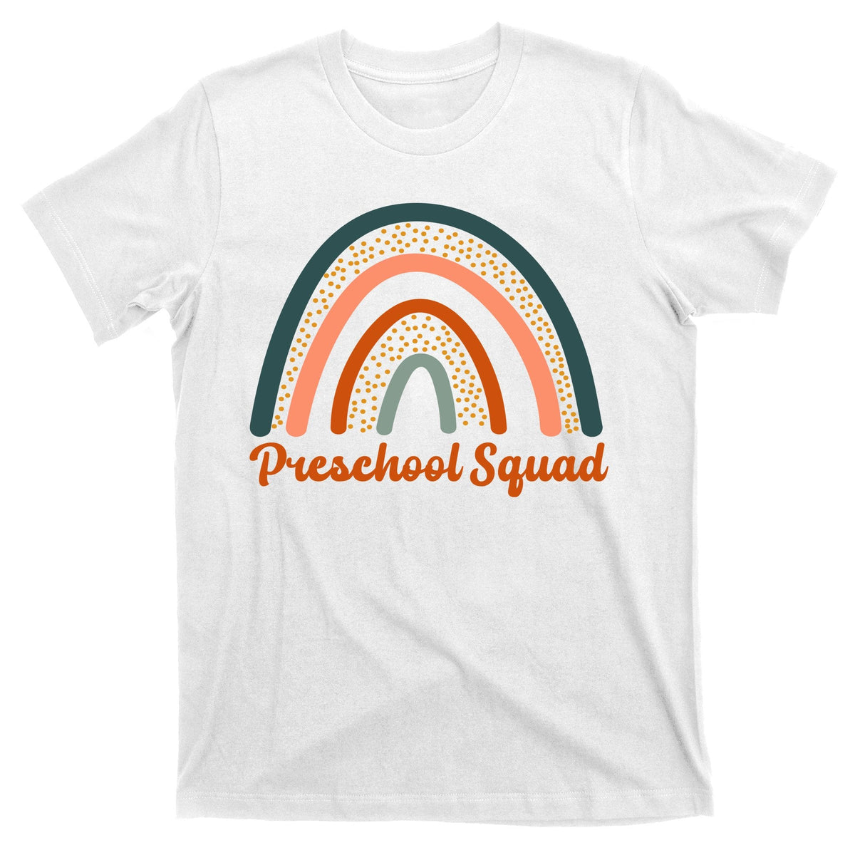 Preschool Squad Rainbow Back To School T-Shirt product image 1