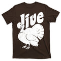 Retro Thanksgiving Jive Turkey T-Shirt product image 1