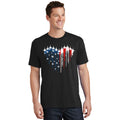 Retro Fighter Jet Airplane American Flag Heart 4th Of July product image 1