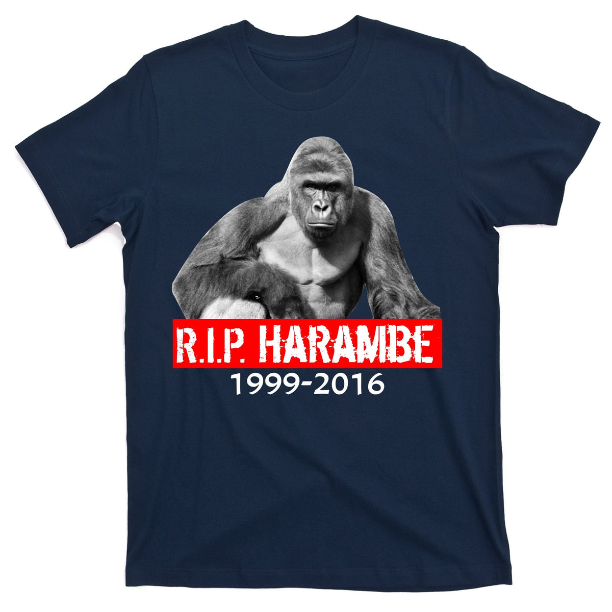 RIP Harambe Gorilla Cincinnati Zoo T-Shirt product image 1