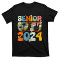 Retro Senior 2024 Back To School Class Of Graduation T-Shirt product image 1