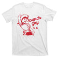 Sounds Gay IM In Retro Lgbt 80s Pride T-Shirt product image 1