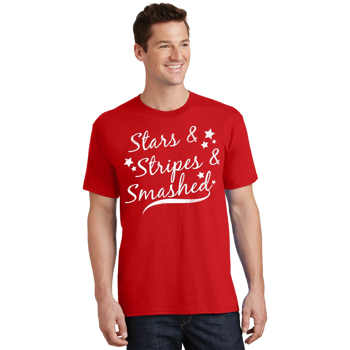 Stars Stripes And Smashed T-Shirt product image 1