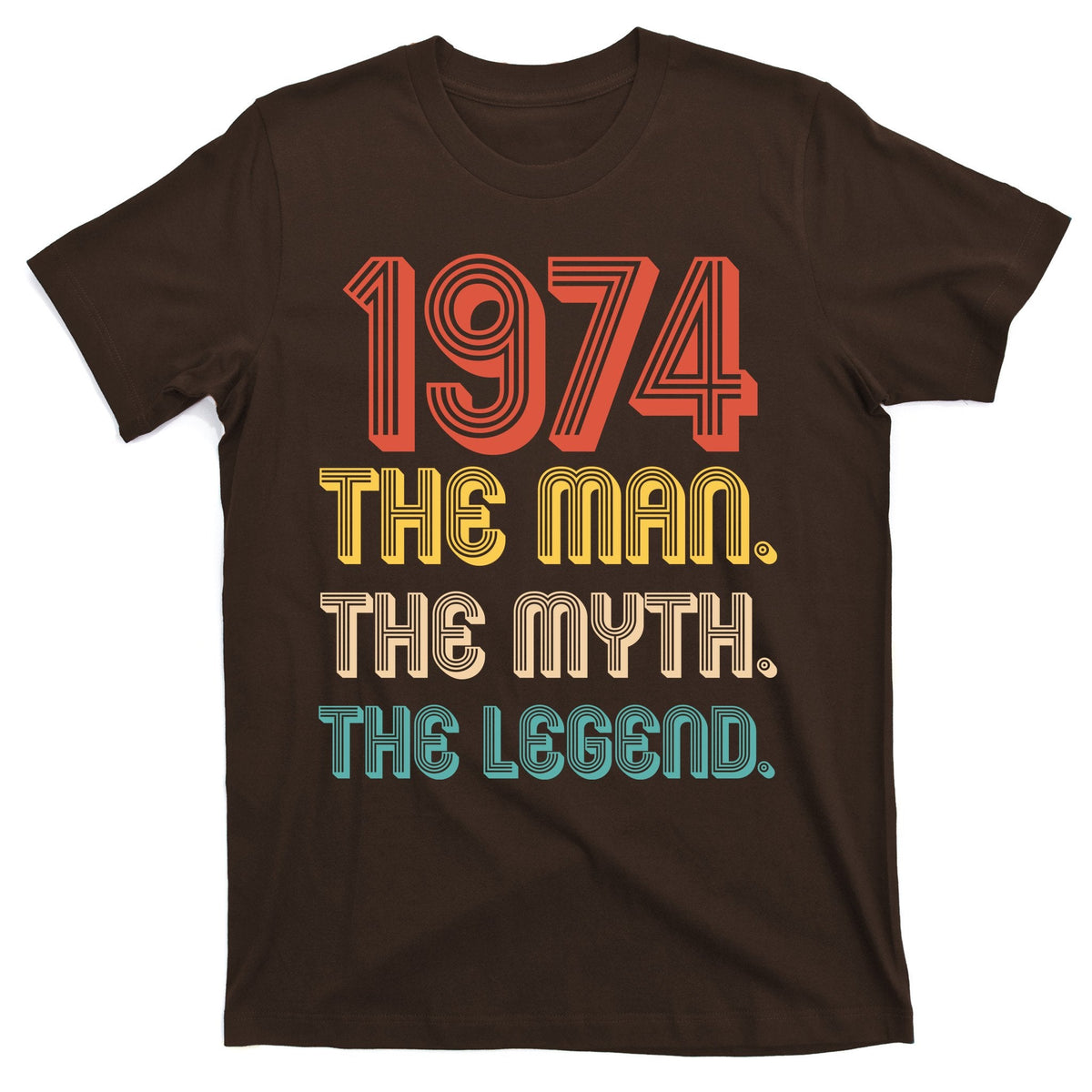 The Man Myth Legend 1974 50th Birthday T-Shirt product image 1
