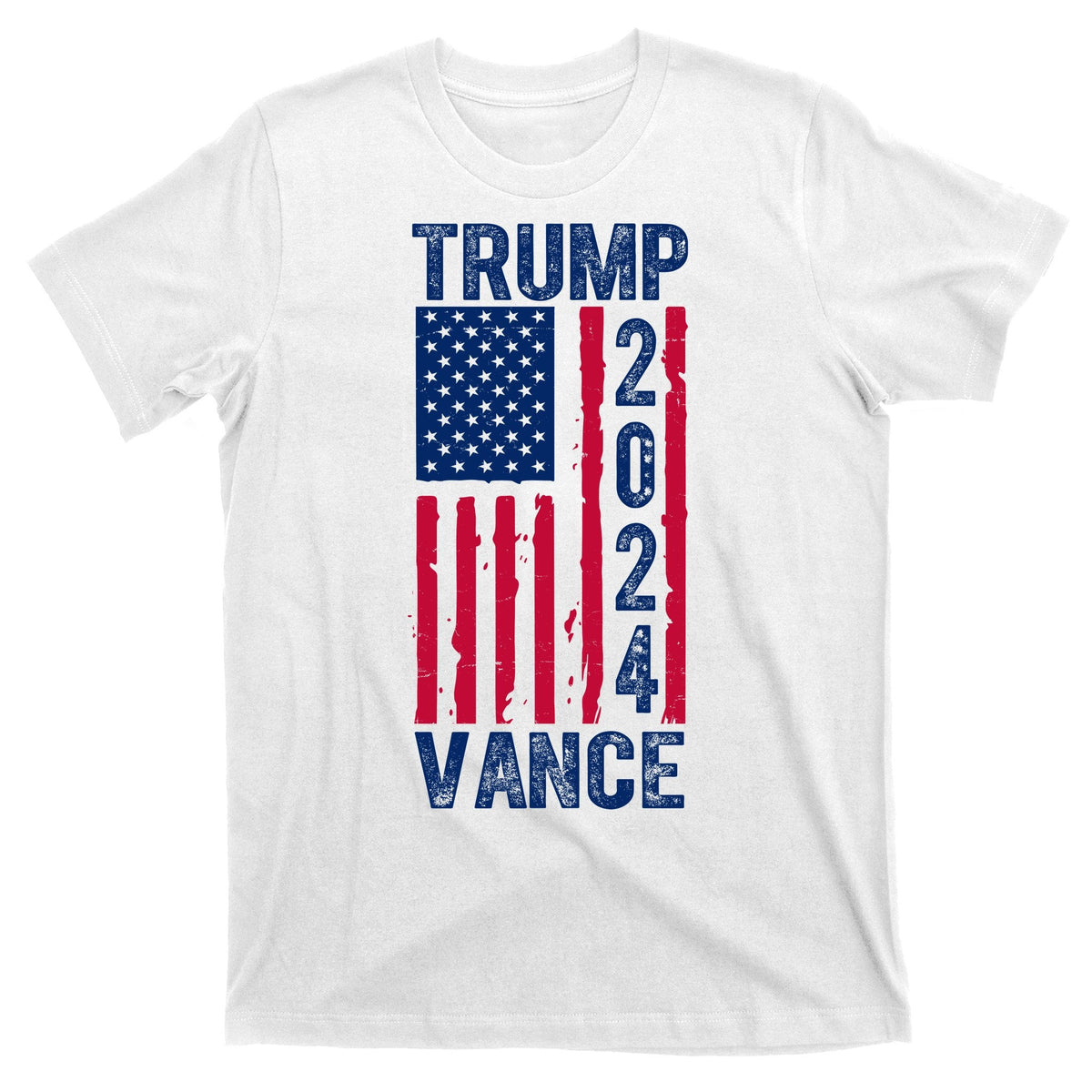 Trump Vance 2024 Election American Flag T-Shirt product image 1