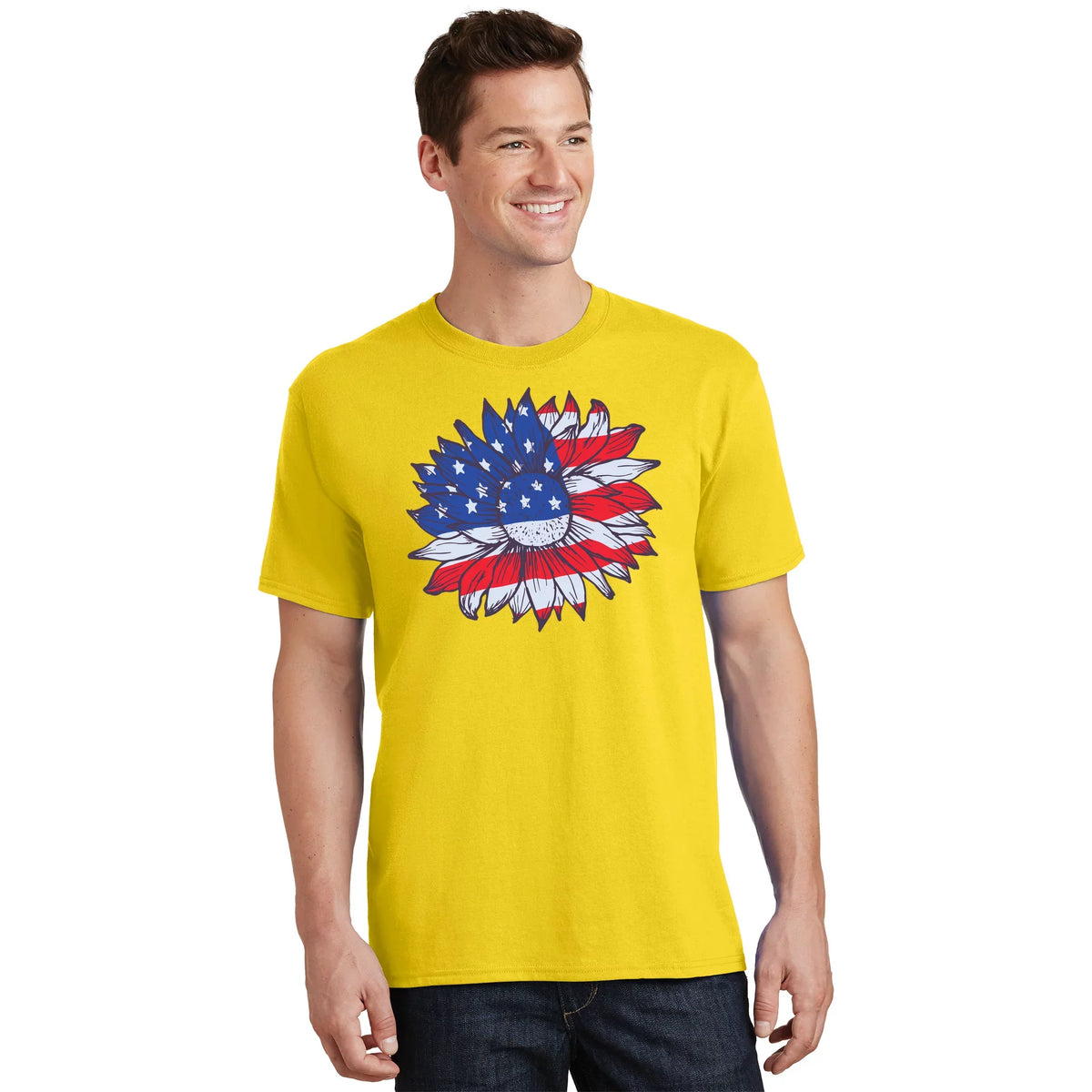 USA Sunflower T-Shirt product image 1
