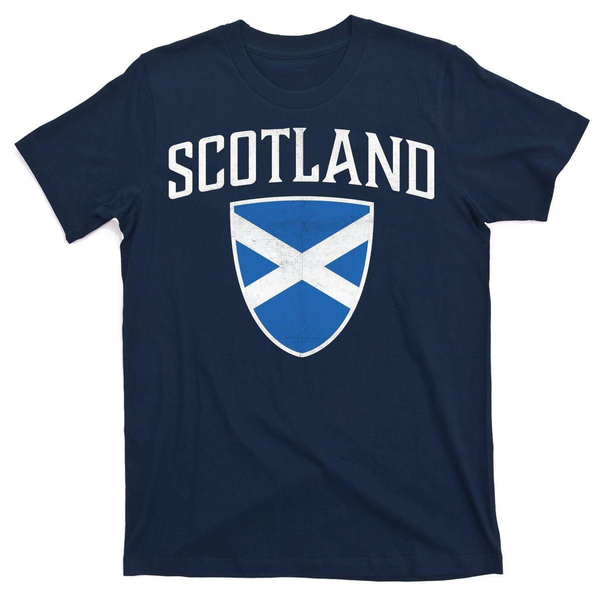 Vintage Scotland Flag Crest Shield T-Shirt product image 1