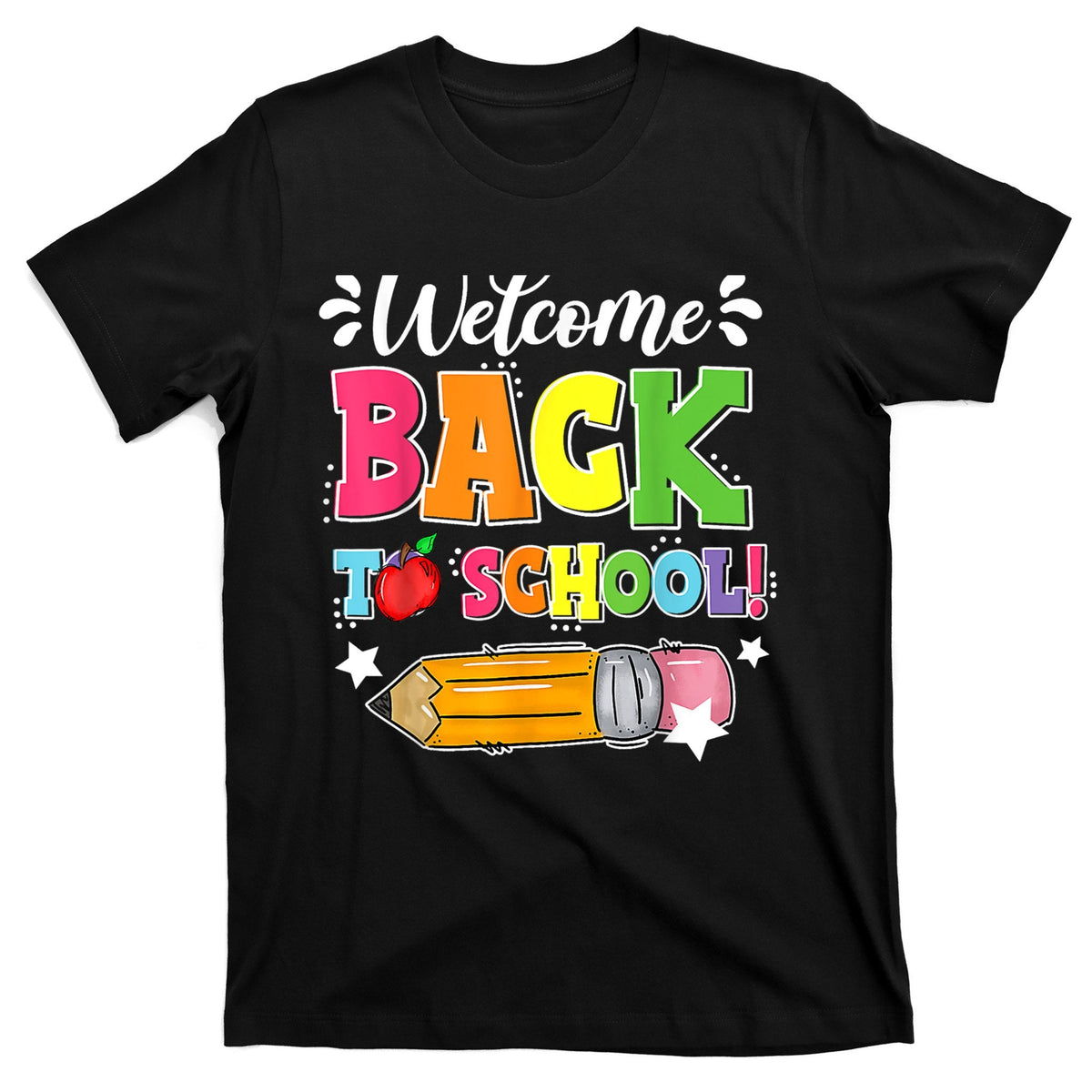Welcome Back To School First Day Of Teacher Student T-Shirt product image 1