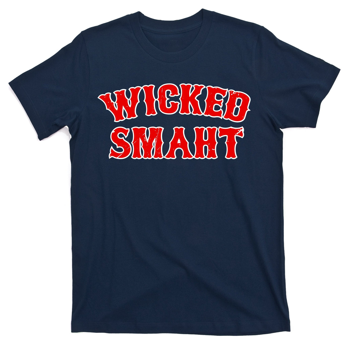 Wicked Smaht Smart Boston Massachusetts T-Shirt product image 1