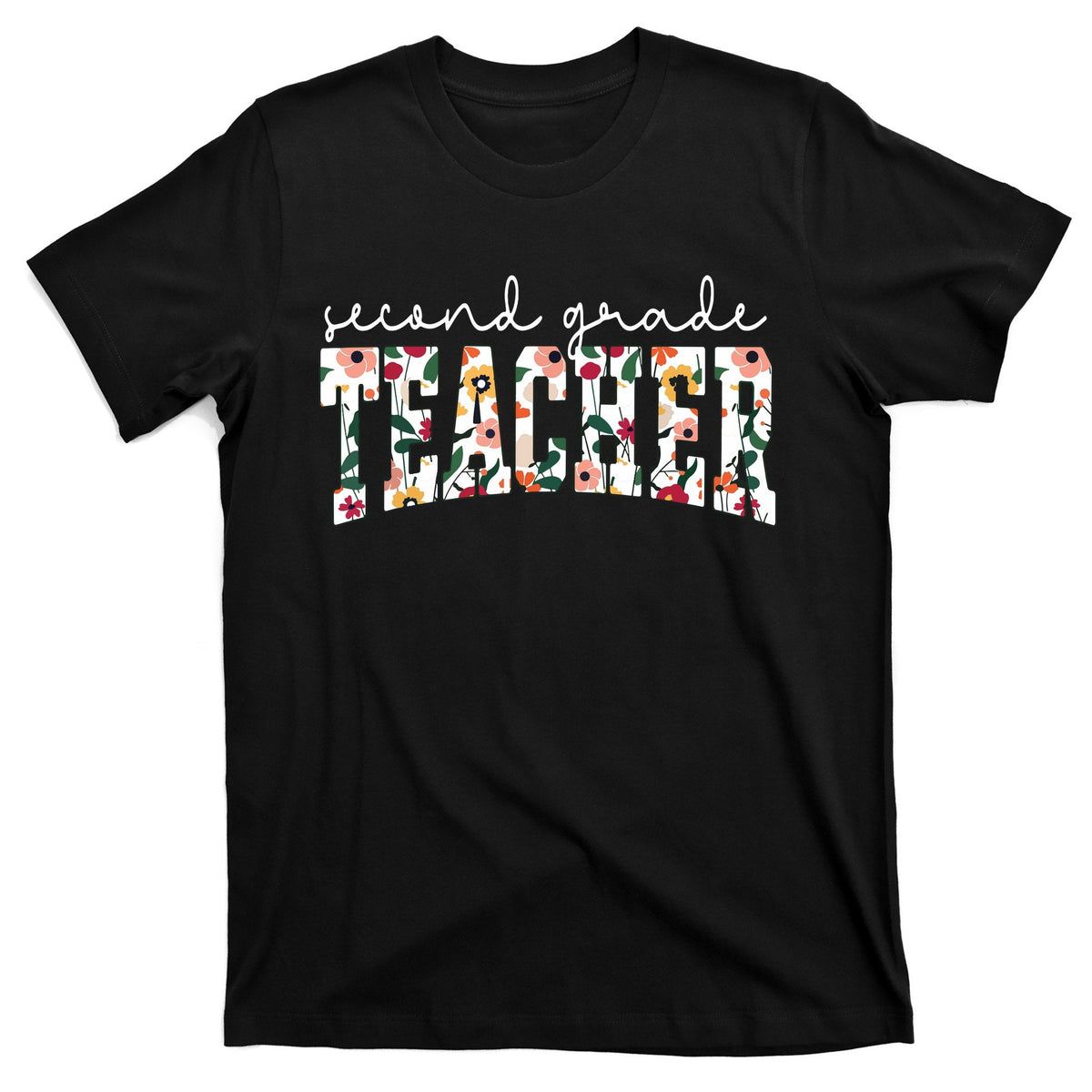 Wildflowers Second Grade Teacher Back To School 2nd T-Shirt product image 1
