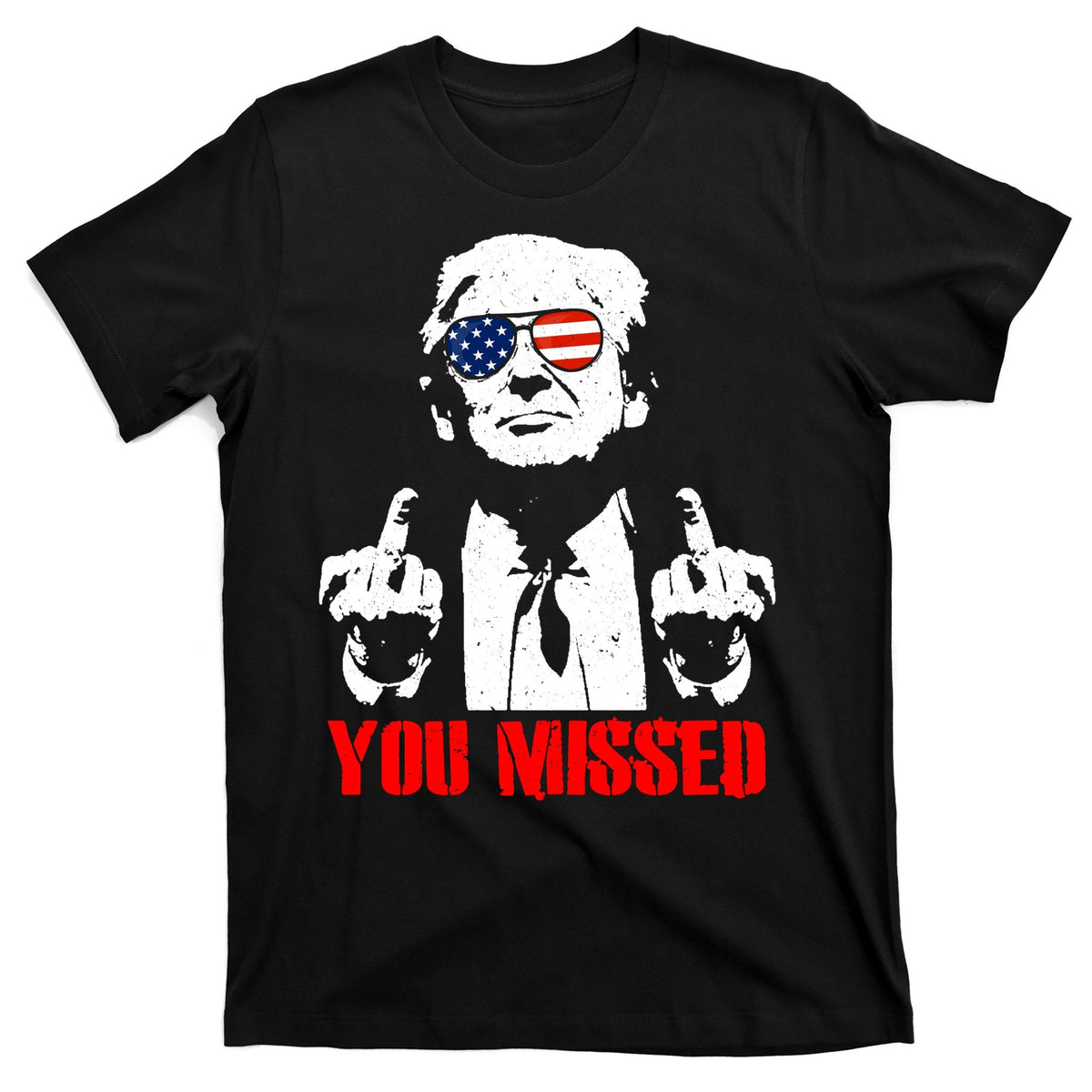 You Missed Middle Finger Trump 2024 Take America Back product image 1